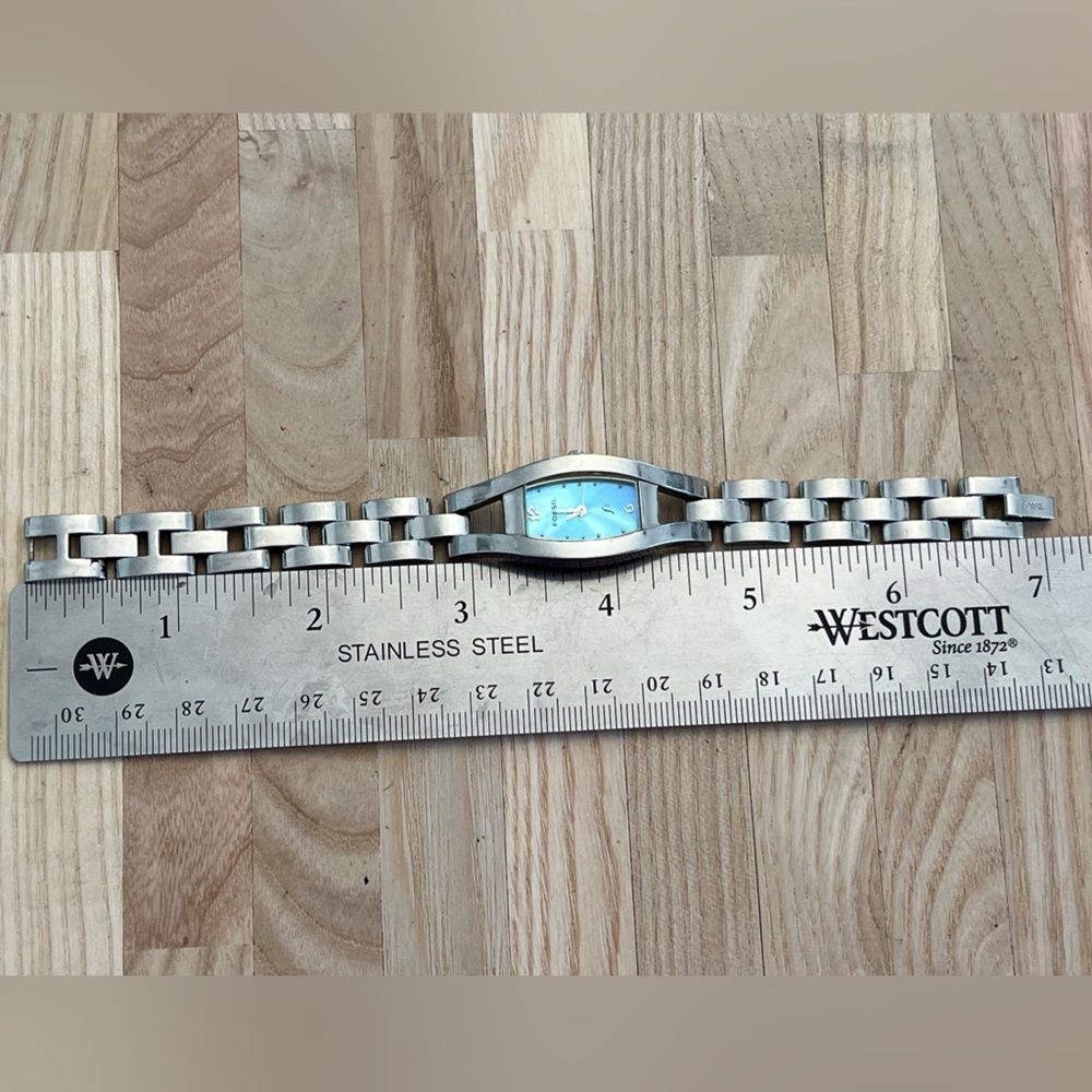 Fossil Ladies Watch Metallic Green Dial Stainless Steel Bracelet F2 - Picture 9 of 9